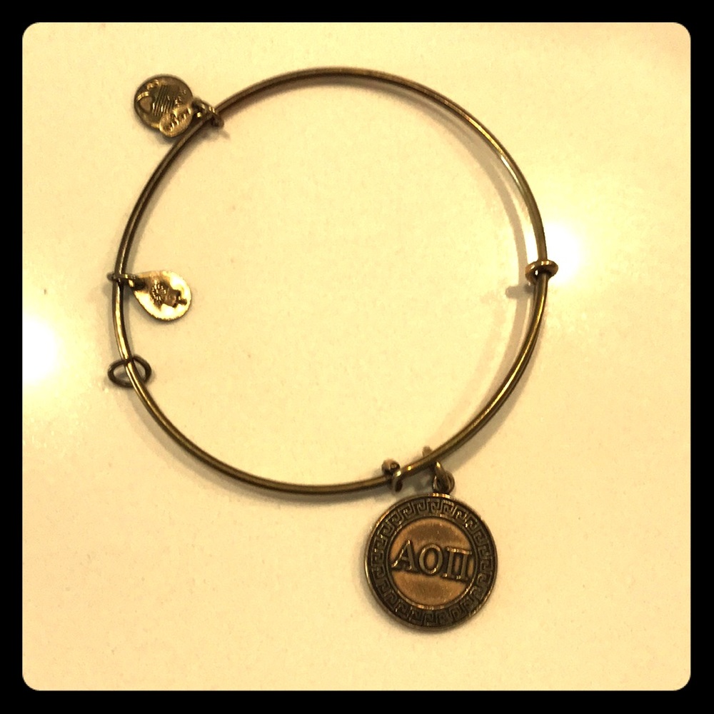 Alex & Ani Alpha Omicron Pi bangle
